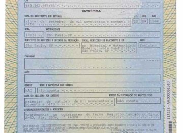Certidão de nascimento a sua importância e o processo de emissão