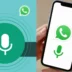 Novo recurso de audío já está disponível no WhatsApp