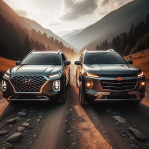 Hyundai Palisade vs Chevrolet Blazer Eléctrico