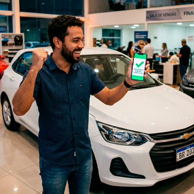 Seu carro sem entrada com aprovação online