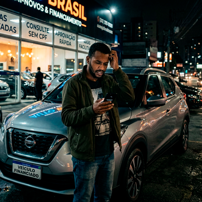 Como funciona o financiamento de carro com nome sujo no Brasil