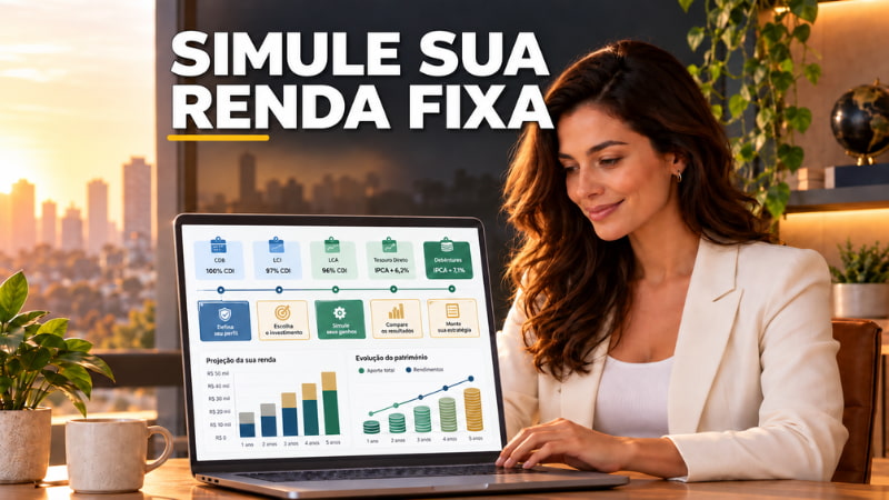Veja renda fixa para comparar liquidez e tributação antes de investir.